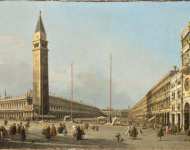called Canaletto Antonio Canal - Piazza San Marco Looking South and West